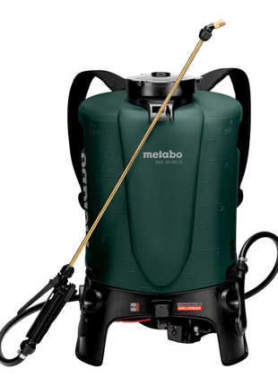 Pulverizador de mochila a batería Metabo RSG 18 LTX 15 18 V 15 L 3,0 bar + 1x batería 8,0 Ah - sin cargador