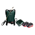 Metabo RSG 18 LTX 15 Akku Rückensprühgerät 18 V 15 L 3,0 Bar + 2x Akku 8,0 Ah + Ladegerät