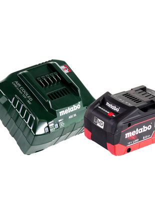 Metabo BS 18 LTX BL I Akku Bohrschrauber 18 V 120 Nm + 1x Akku 8,0 Ah + Ladegerät + metaBOX