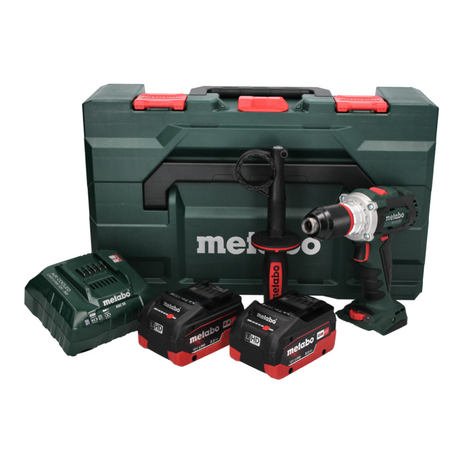 Metabo BS 18 LTX BL I taladro atornillador a batería 18 V 120 Nm + 2 baterías 8,0 Ah + cargador + metaBOX