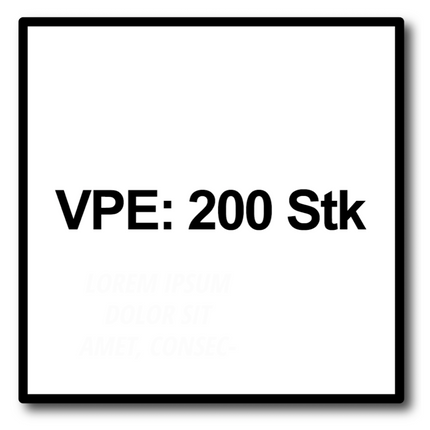 HECO MULTI MONTI plus F anclaje de tornillo 6,0 x 140 mm 200 piezas (4x 48507) tornillo para hormigón, cabeza avellanada, accionamiento en T, galvanizado azul, A2K