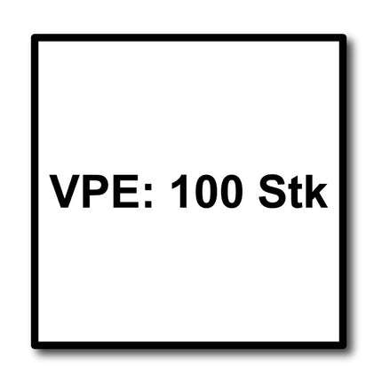 HECO MULTI MONTI plus SS anclaje de tornillo 10,0 x 60 mm 100 piezas (4x 48439) tornillo para hormigón cabeza hexagonal con arandela prensada recubierta de HP