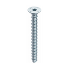 HECO MULTI MONTI plus F Screw Anchor , 6.0 x 80mm, Concrete screws, Countersunk head, T-Drive, Blue zinc-plated, A2K, 200 pcs. (4x 48501)