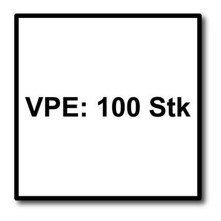 HECO MULTI MONTI plus MS Screw Anchor 7.5 x 60mm Concrete Screw flat round head T-Drive galvanised blue A2K 100pcs. (2x 52374)