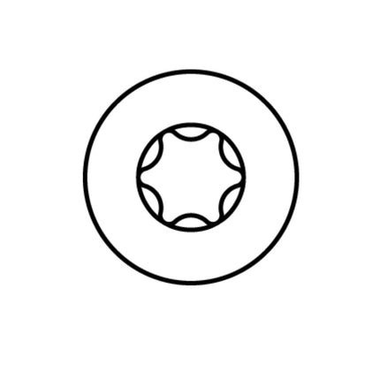 HECO MULTI MONTI plus MS Screw Anchor 7.5 x 50mm Concrete Screw flat round head T-Drive galvanised blue A2K 200pcs. (2x 49856)