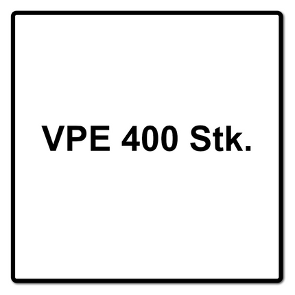 HECO MULTI MONTI plus F Screw Anchor, 6.0 x 50 mm, Concrete screws, Countersunk head, Blue zinc-plated, A2K, 400 pcs. (4x 48495)