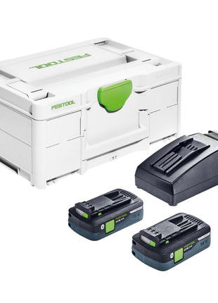 Festool Energie Set SYS3 ENG 18 V 2x Akku 4,0 Ah / TCL6 Ladegerät ( 576811 ) + Systainer - Toolbrothers