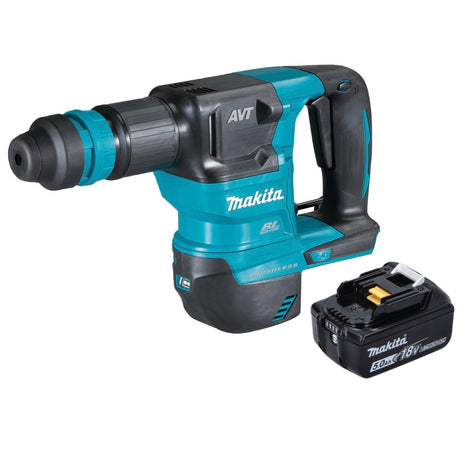 Makita DHK 180 T1 Perforateur burineur sans fil 18 V 3,1 J SDS Plus Brushless + 1x Batterie 5,0 Ah - sans chargeur