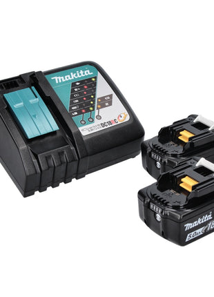 Makita DHK 180 RT Perforateur burineur sans fil 18 V 3,1 J SDS Plus Brushless + 2x Batteries 5,0 Ah + Chargeur