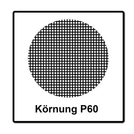 Mirka BASECUT Disco abrasivo Grip 150 mm P60 / 15 fori - 50 pz. ( 2261105060 )