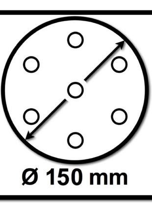 Mirka BASECUT Schleifscheiben 150 mm P240 100 Stk. ( 2261109925 ) Grip 15 Loch - Toolbrothers