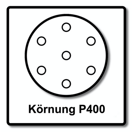 Mirka BASECUT Schleifscheiben 150 mm P400 100 Stk. ( 2261109941 ) Grip 15 Loch - Toolbrothers