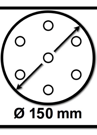 Mirka BASECUT Schleifscheiben 150 mm P600 100 Stk. ( 2261109961 ) Grip 15 Loch - Toolbrothers