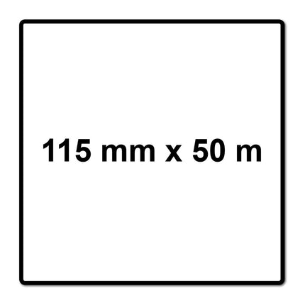 Papel de lija Mirka BASECUT 115 mm x 50 m P120 rollo de lija (2251100112N) papel de lija universal