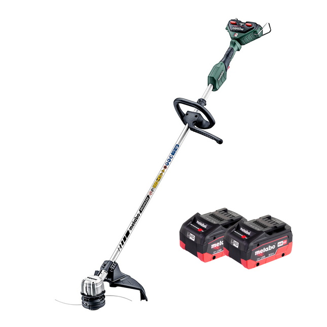 Metabo FSD 36-18 LTX BL 40 Desbrozadora sin cable 36 V ( 2x 18 V ) mango redondo sin escobillas + 2x batería 8,0 Ah - sin cargador