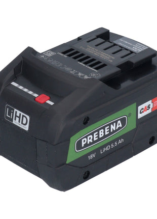 Prebena AKKU18-5,5-LIHD Akku 18 V 5,5 Ah / 5500 mAh LiHD Li-Ion CAS mit Ladestandanzeige