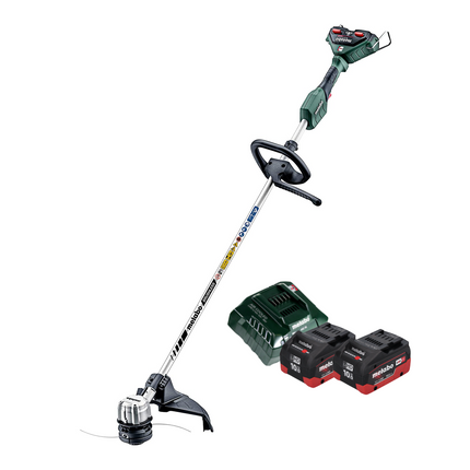 Metabo FSD 36-18 LTX BL 40 Débroussailleuse sans fil 36 V ( 2x 18 V ) Poignée ronde Brushless + 2x batterie 10,0 Ah + chargeur