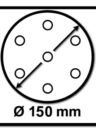 Mirka BASECUT Schleifscheiben 150 mm P400 200 Stk. ( 2x 2261109941 ) Grip 15 Loch - Toolbrothers