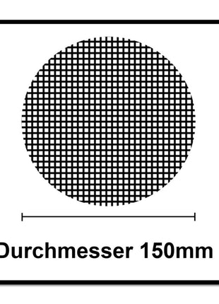 Mirka BASECUT Schleifscheiben 150 mm P80 200 Stk. ( 2x 2261109980 ) Grip 15 Loch