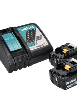 Soplador de hojas a batería Makita DUB 185 RM 18 V + 2x baterías 4,0 Ah + cargador