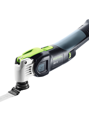 Festool VECTURO OSC 18 E-Basic Set Akku Oszillierer 18 V Starlock Max Brushless + 1x Akku 4,0 Ah + 7 tlg. Zubehör Set + Systainer - ohne Ladegerät - Toolbrothers