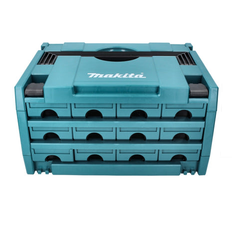 Makita MAKSTOR 3.12 Maleta de herramientas 12 cajones (P-84327) 395 x 295 x 215 mm