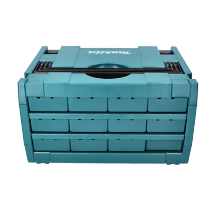 Makita MAKSTOR 3.12 Maleta de herramientas 12 cajones (P-84327) 395 x 295 x 215 mm