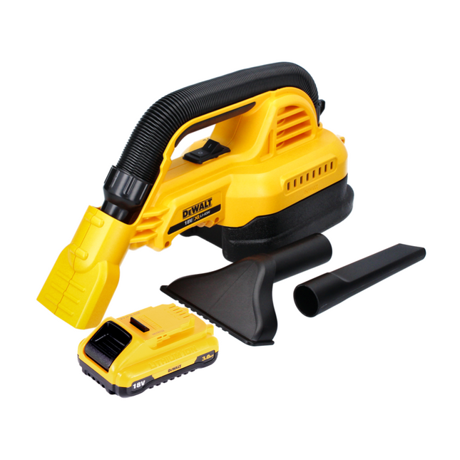 Aspirador de mano inalámbrico DeWalt DCV 517 18 V 1,9 L + 1x batería 3,0 Ah - sin cargador