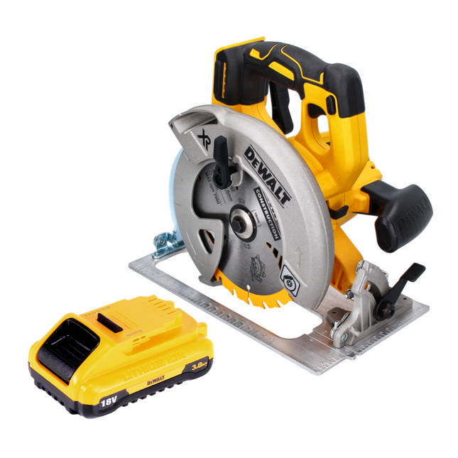 Sierra circular a batería DeWalt DCS 570 18 V 184 mm sin escobillas + 1x batería 3,0 Ah - sin cargador