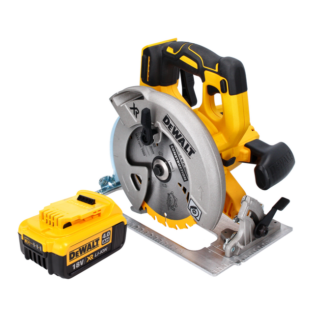 DeWalt DCS 570 Akku Handkreissäge 18 V 184 mm Brushless + 1x Akku 4,0 Ah - ohne Ladegerät - Toolbrothers