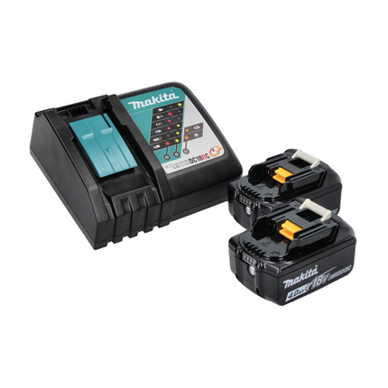 Makita DUB 186 RM soffiatore a batteria soffiatore di foglie 18 V + 2x batteria 4,0 Ah + caricabatterie