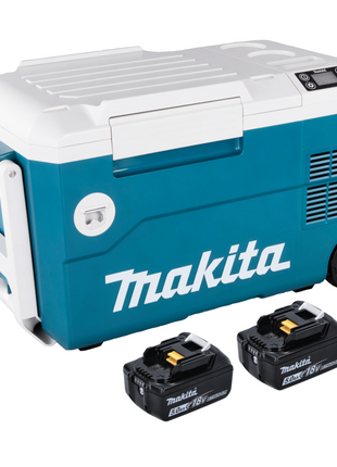 Caja de refrigeración y calefacción por batería Makita DCW 180 T 36 V (2x 18 V) 20 L + 2x batería 5,0 Ah - sin cargador