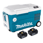 Makita DCW 180 T Glacière et boîte chauffante sans fil 36 V 20 L + 2x Batteries 5,0 Ah - sans chargeur