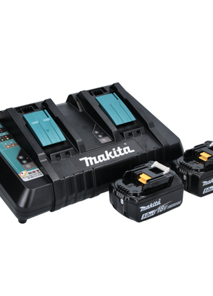 Makita DCW 180 PT Glacière et réchaud à compresseur sans fil 36 V ( 2x 18 V ) 20 L + 2x batterie 5,0 Ah + double chargeur