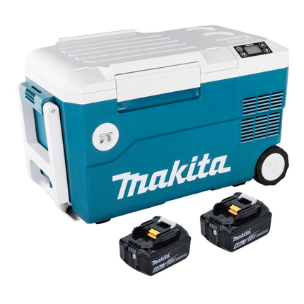 Makita DCW 180 G Nevera y calentador sin cable 36 V 20 L + 2x 6,0 Ah baterías - sin cargador