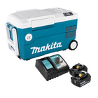 Caja de refrigeración y calefacción por batería Makita DCW 180 RG 36 V (2x 18 V) 20 L + 2x batería 6,0 Ah + cargador