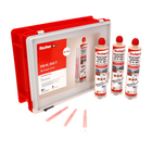 Fischer FIS VL 300 T Injection Mortar Vinylester 2-component Mortar + 10x Cartridges + 20x Static Mixers + HWK K Case (558724)