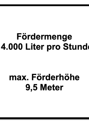 Scheppach SWP800-2 Pompe à eau submersible 750 Watt ( 5909507901 ) pour les eaux usées