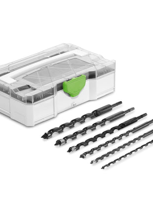 Festool Schlangenbohrer Set SB CE/6-Set 6 - 16 mm 6 tlg. + SYS MINI ( 205902 ) für Schlagbohrschrauber und Bohrschrauber - Toolbrothers