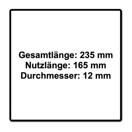 Festool Schlangenbohrer SB CE D12 12 mm ( 205906 ) für Schlagbohrschrauber und Bohrschrauber - Toolbrothers
