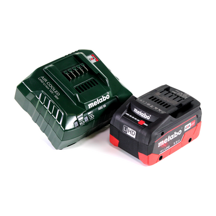 Metabo SGS 18 LTX Q cortacésped y cortasetos a batería 18 V + 1x batería 5,5 Ah + cargador + metaBOX