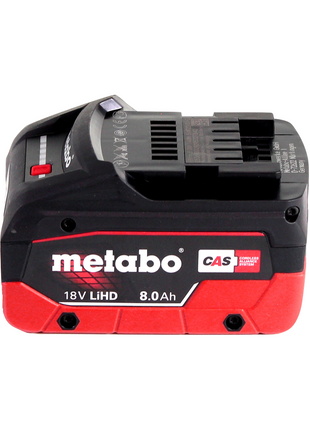 Metabo SGS 18 LTX Q cortacésped y cortasetos a batería 18 V + 1x batería 8,0 Ah + metaBOX - sin cargador