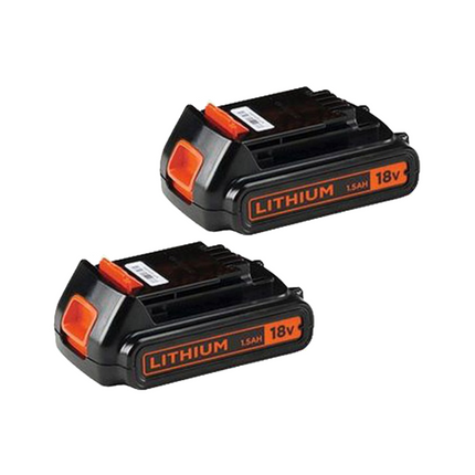 Black & Decker BDCHD18BAFC Perceuse-visseuse à percussion sans fil 18V, 40 Nm + Set d'accessoires - 80 pcs. + 2x Batteries 1,5 Ah + Chargeur + Coffret