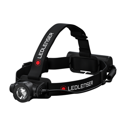 Ledlenser H7R Core LED Lampada frontale 1000 lm, IP67, nera ( 502122 ) + 1x Batteria + 1x Cavo di alimentazione