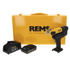 REMS Mini Prensa 22 V ACC Basic Pack prensa radial batería 21,6 V 22 kN (578010 R220) + 1x batería 2,5 Ah + cargador + maletín