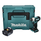 Makita DTW 180 F1J Atornillador de impacto a batería 18 V 180 Nm 3/8