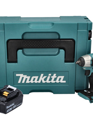 Makita DTW 180 F1J Llave de impacto a batería 18 V 180 Nm 3/8" sin escobillas + 1x batería 3,0 Ah + Makpac - sin cargador