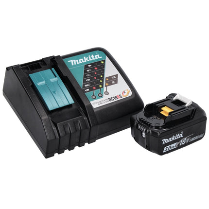 Visseuse à chocs sans fil Makita DTW 180 RF1J 18 V 180 Nm 3/8" Brushless + 1 batterie 3,0 Ah + chargeur + Makpac