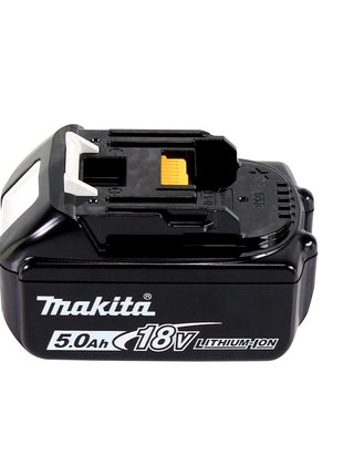 Makita DTW 180 T1J llave de impacto a batería 18 V 180 Nm 3/8" sin escobillas + 1x batería 5,0 Ah + Makpac - sin cargador