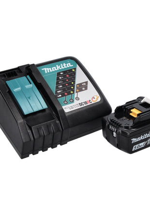 Makita DTW 180 RT1J Atornillador de impacto inalámbrico 18 V 180 Nm 3/8" sin escobillas + 1x batería 5,0 Ah + cargador + Makpac